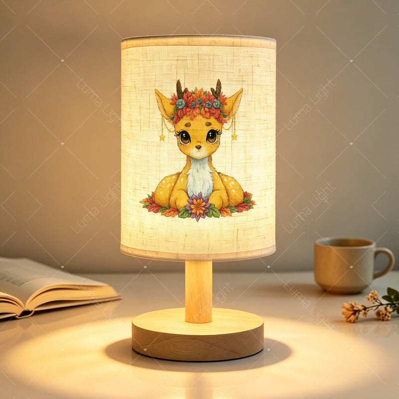 Veilleuse en tissu 1 pièce, LED, lumière de décoration de bureau — Monptitlou