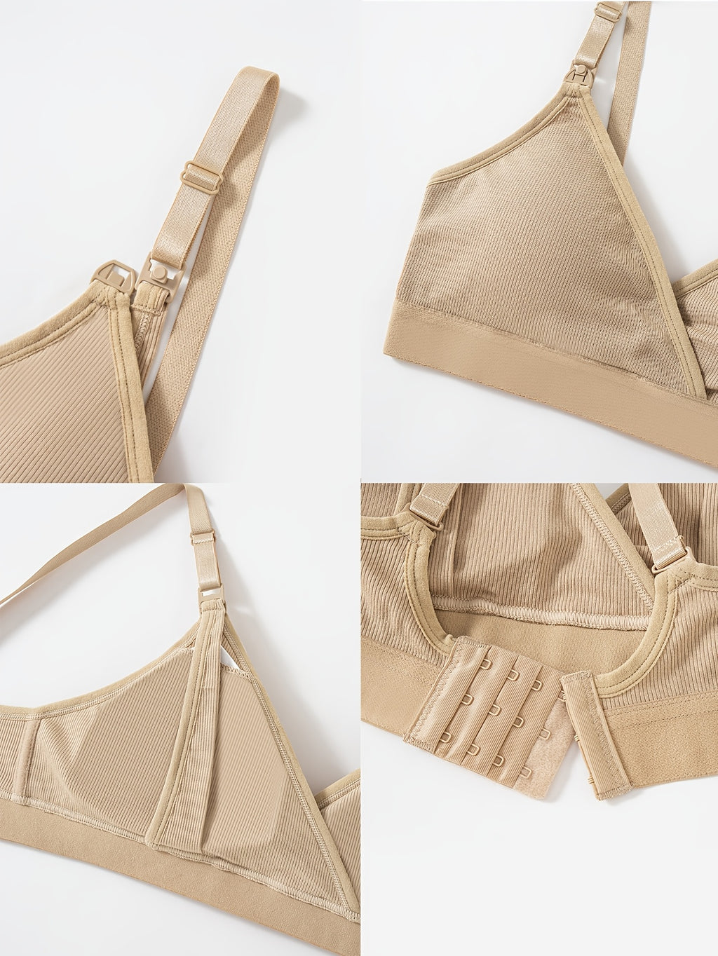 3 soutiens-gorge d'allaitement sans couture à bretelles ajustables — Monptitlou