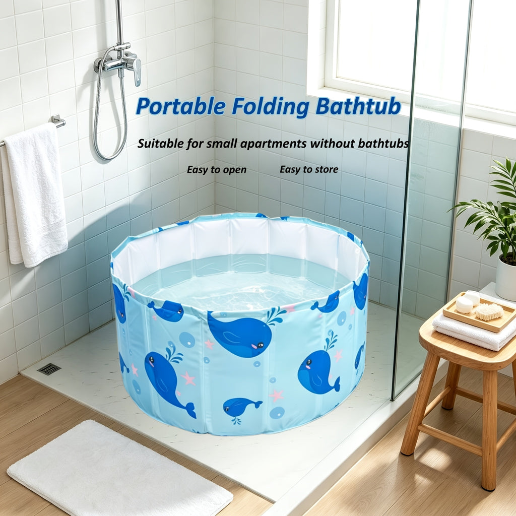 Baignoire de trempage ronde pliable à usage domestique — Monptitlou