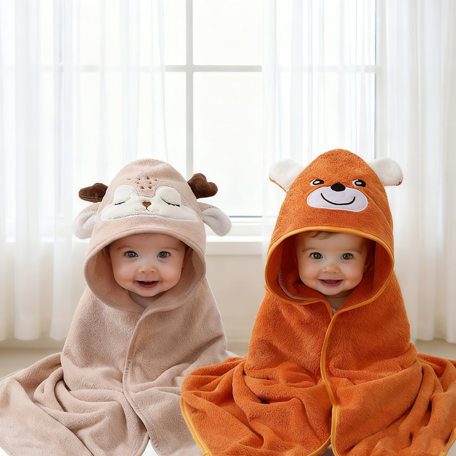 Nouvelles Serviettes de Bain Douces pour Bébé, Douces et Confortables — Monptitlou
