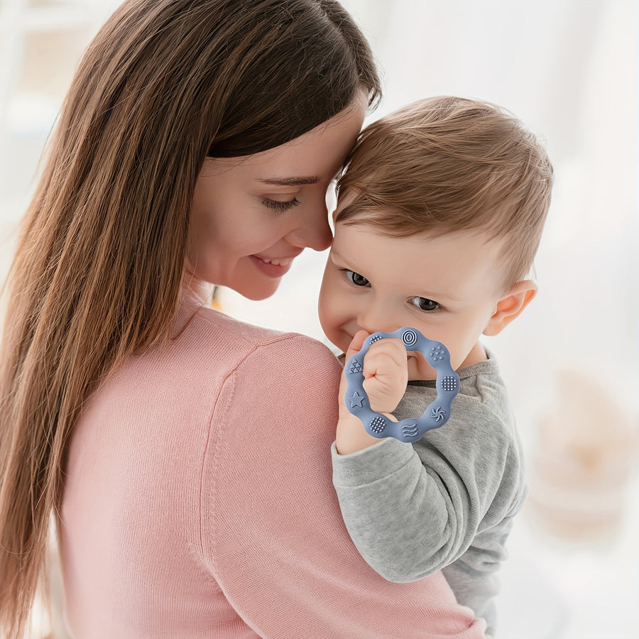 2/3pcs Anneaux de dentition pour bébé en silicone, légers — Monptitlou