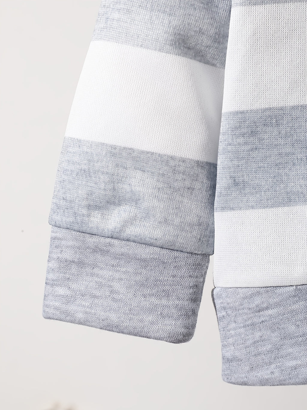 Ensemble sweat à manches longues en polaire imprimé ours cartoon rayé — Monptitlou