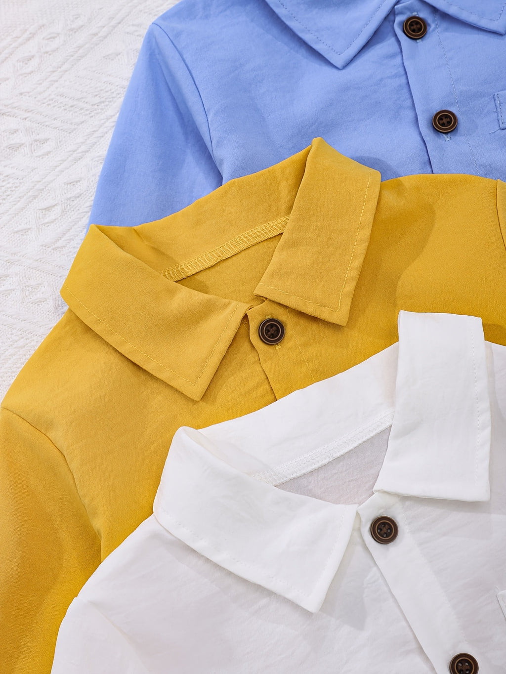 Chemises à col décontractées street style couleurs dopamine pour — Monptitlou