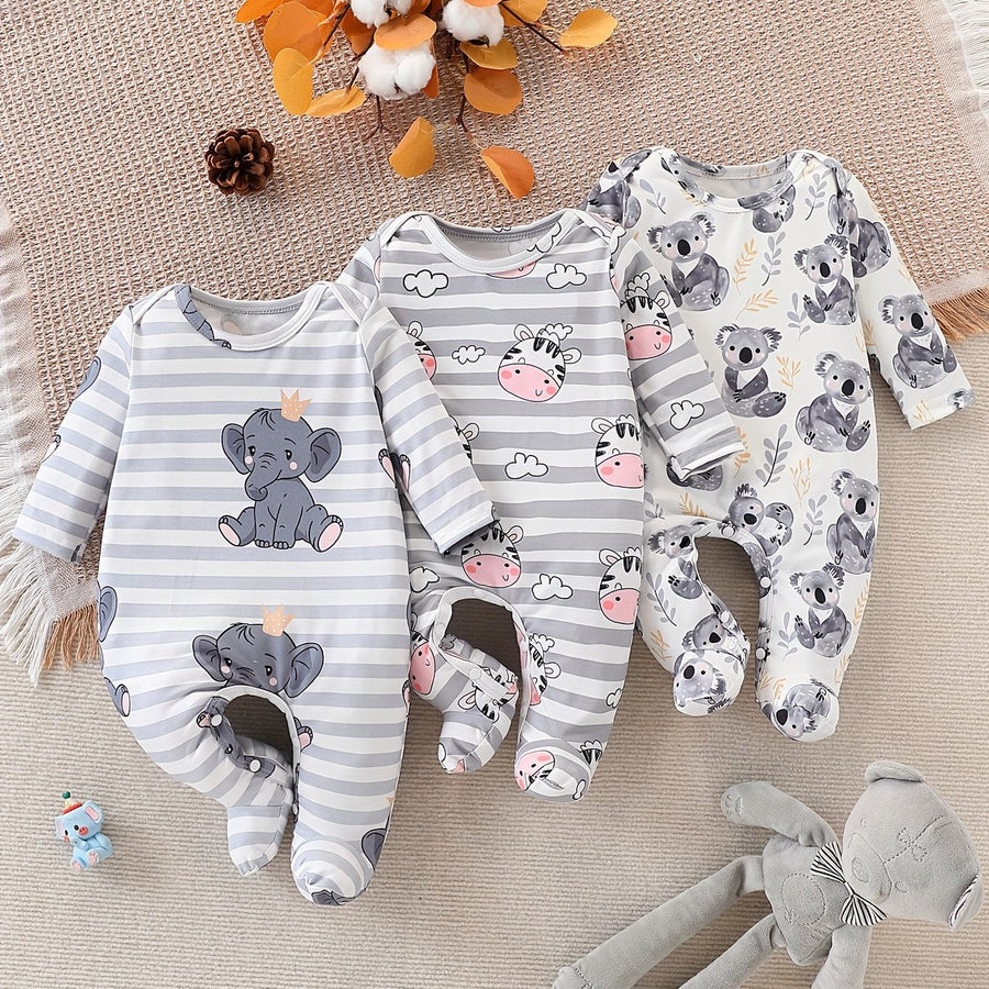 Barboteuses pour bébé garçon, toutes saisons — Monptitlou