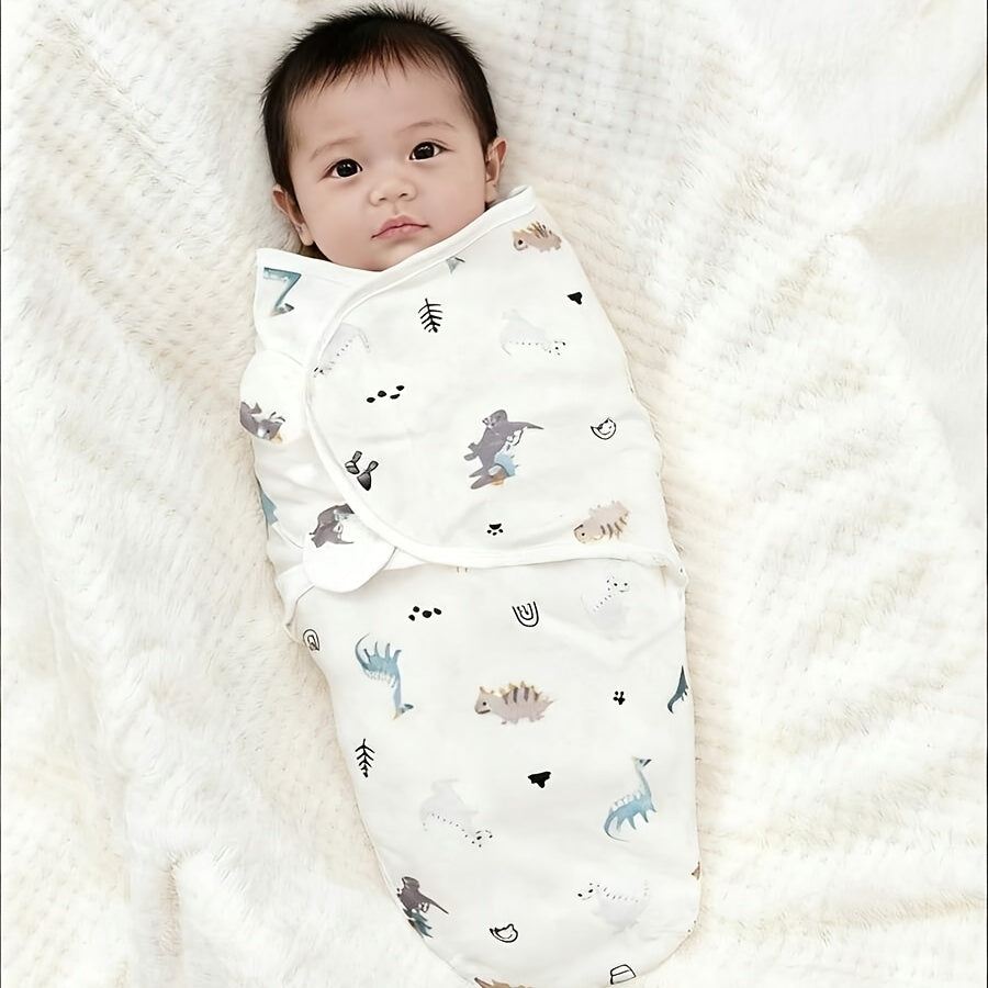 Couverture d'emmaillotage pour bébé, conception adhésive — Monptitlou Image