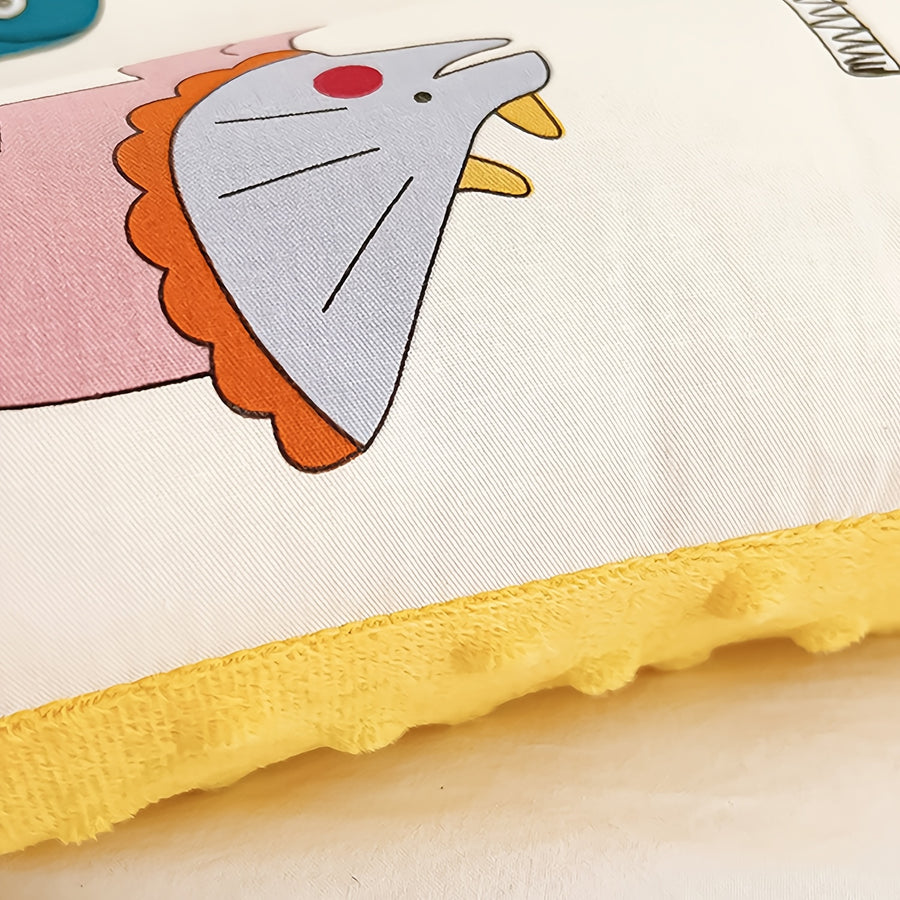 Oreiller pour nouveau-né, Oreiller en peluche double face — Monptitlou