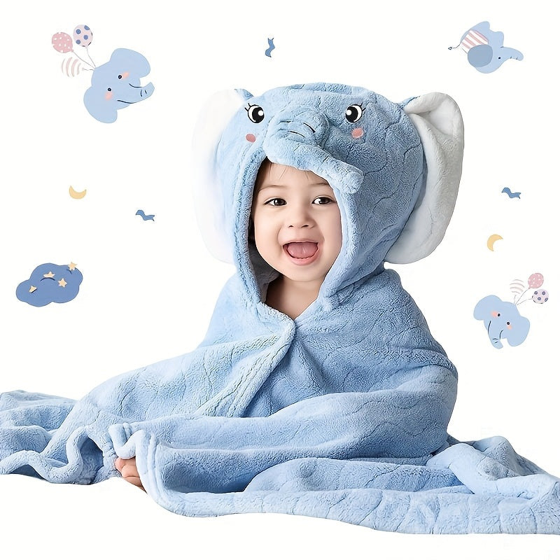 Peignoir de Bain à Capuche - Super Doux, Séchage Rapide — Monptitlou Image