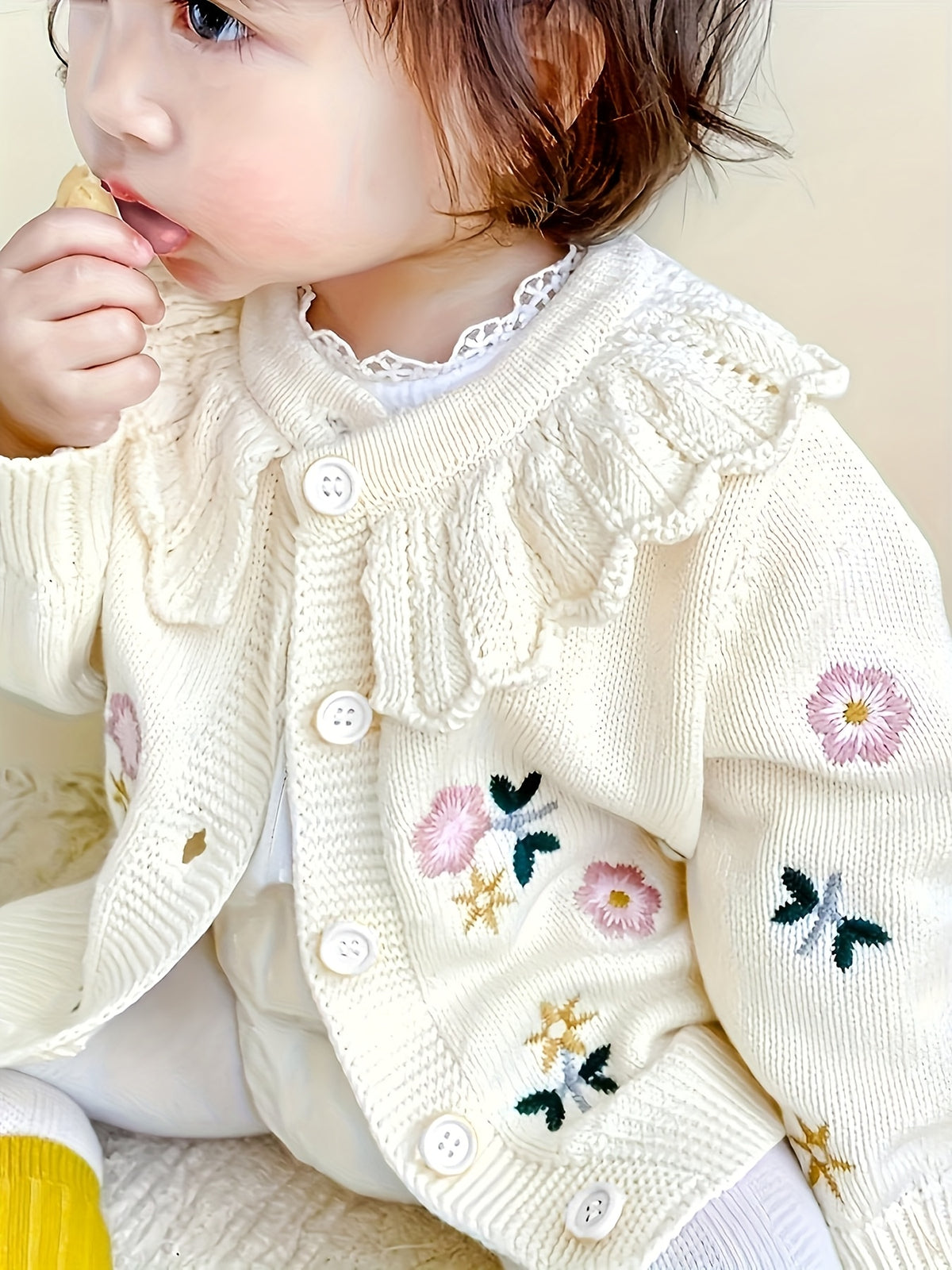 [Pull Hiver Élégant] Cardigan Tricoté pour Enfants Automne-Hiver 2024 — Monptitlou Image