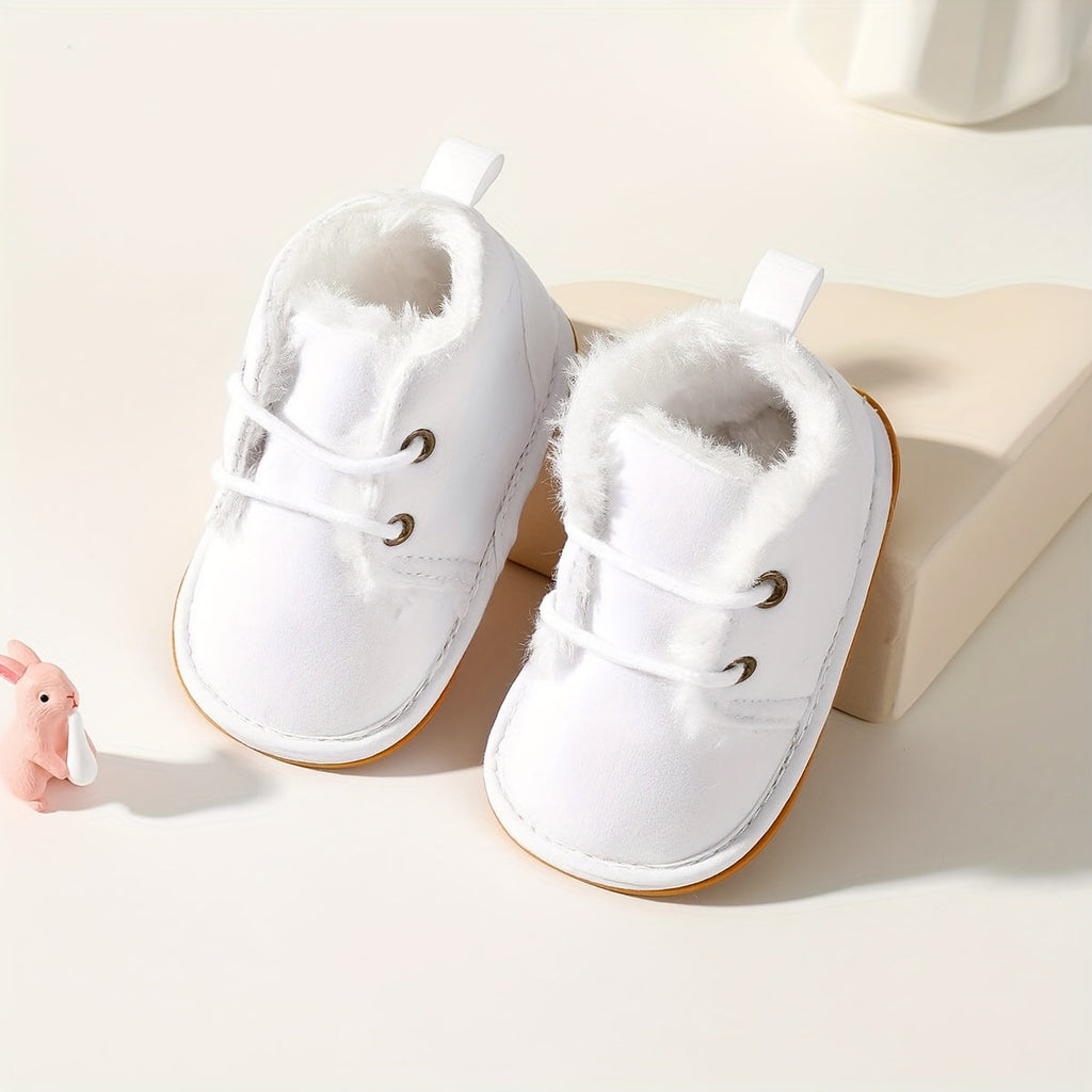 Chaussures d'Hiver pour Enfants 0-18 Mois Semelle Souple Doublure — Monptitlou