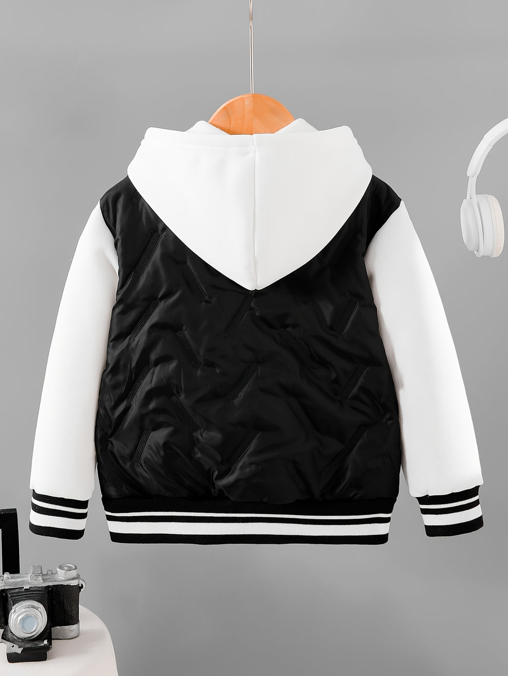 Veste polaire épaisse à capuche automne hiver — Monptitlou