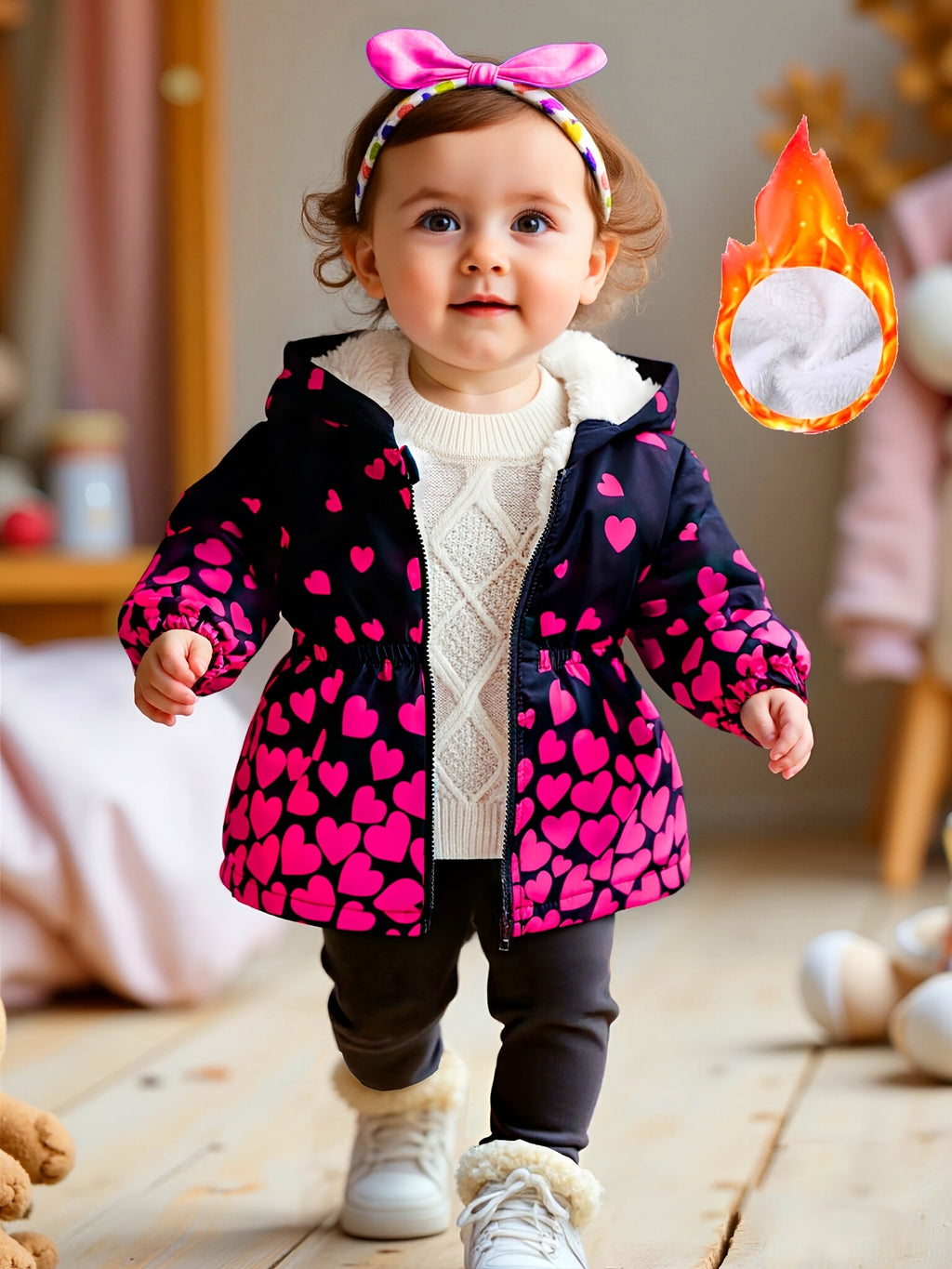 Convient pour l'automne/hiver - Bébé fille 0-3 ans