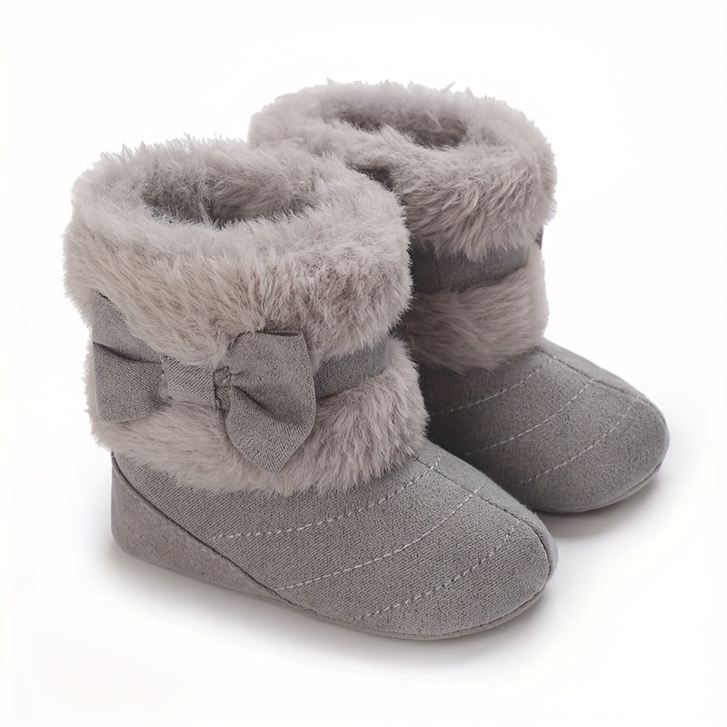 Chaussures pour bébé de 0 à 1 an Filles Hiver Polaire Confortable — Monptitlou
