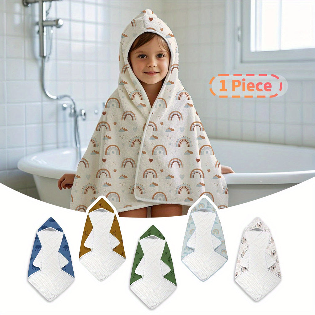 Serviettes à capuche pour nouveau-né 100% mousseline — Monptitlou