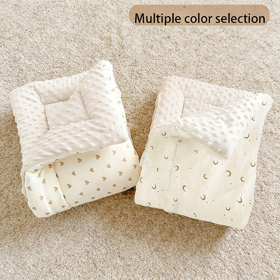 Couette adorable disponible en motifs visage d'animal et cœur. Parfaite — Monptitlou