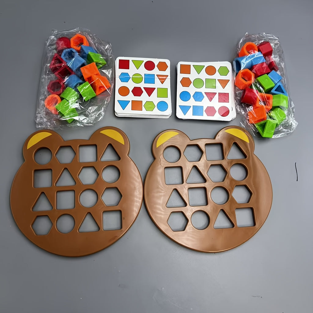 Jeu de construction ours, incluant 1 plateau ours — Monptitlou