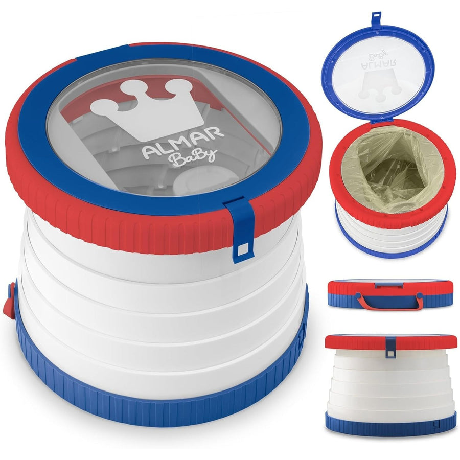 Almar Baby - Pot portable et pliable pour enfants avec couvercle et sacs — Monptitlou