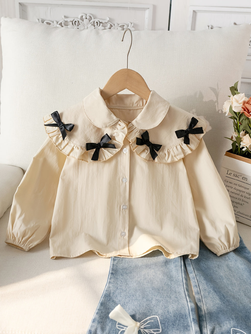 Nouvelle chemise décontractée printemps/été pour filles — Monptitlou