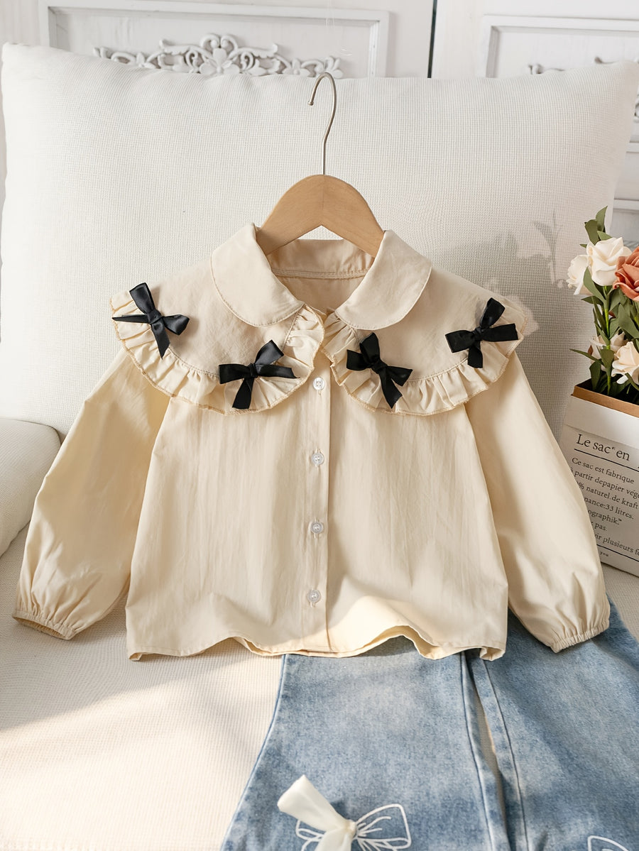 Nouvelle chemise décontractée printemps/été pour filles — Monptitlou
