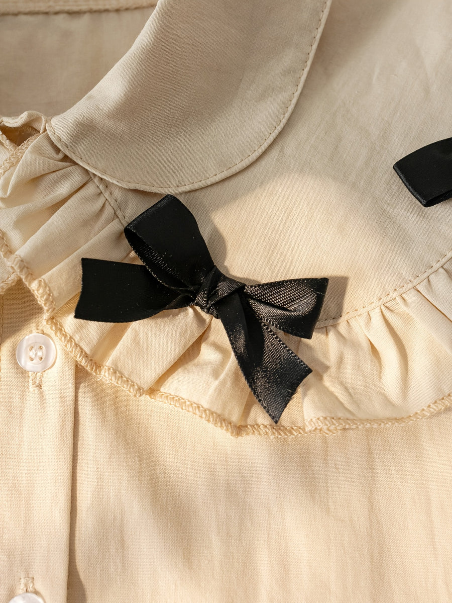 Nouvelle chemise décontractée printemps/été pour filles — Monptitlou