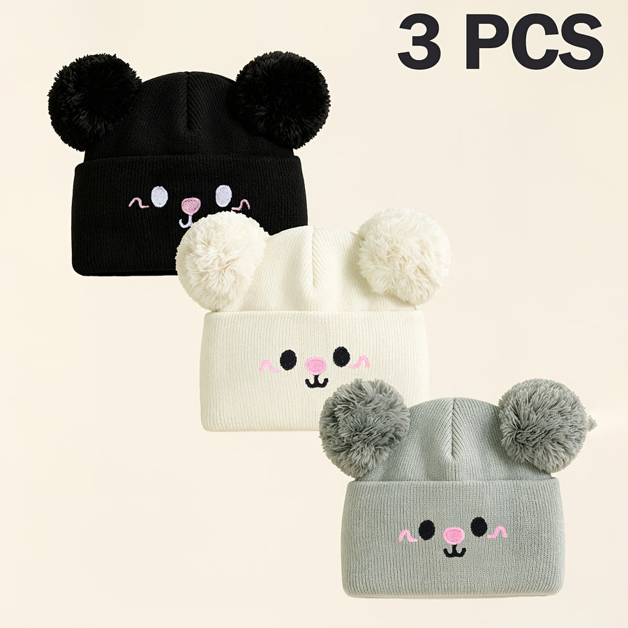 Bonnet Bébé Garçon, Bonnet Tricoté pour Nouveau-né, Bébé et Enfant — Monptitlou