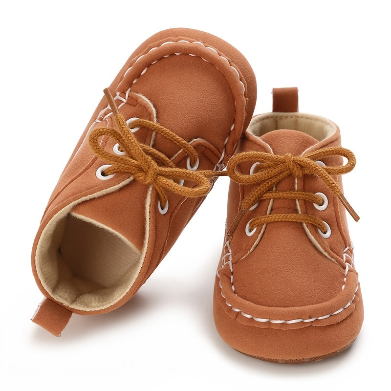 Chaussures basses classiques en toile pour bébés de 0 à 1 an, chaussures de marche décontractées confortables à semelle 