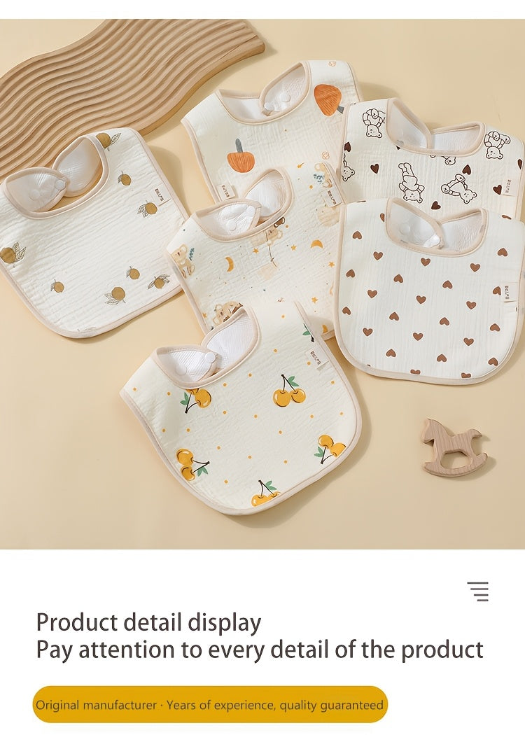 3/5 pièces Bavoir Extra-large en Forme de U — Monptitlou