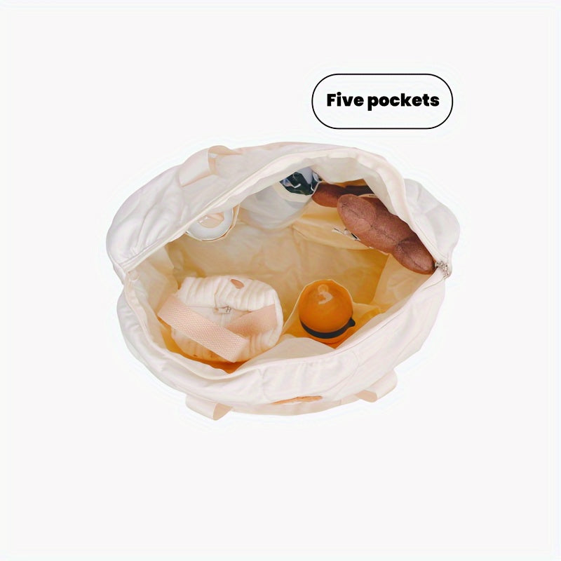 Sac de Maternité Grande Capacité Ours Noir - Parfait pour la Rangement de Couches, Formule & Vêtements, Idéal pour les C