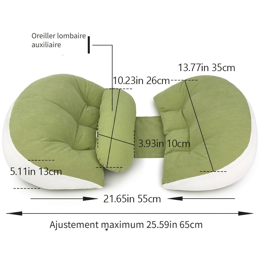 Oreiller de couchage pour la grossesse, oreiller de voyage réglable — Monptitlou