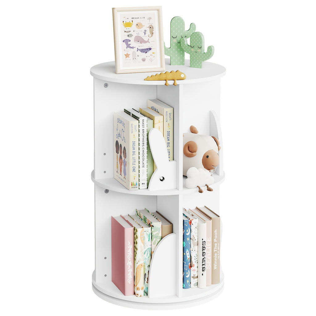 Bibliothèque, Étagère pour enfants rotative à 360°