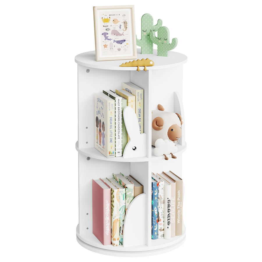 Bibliothèque, Étagère pour enfants rotative à 360°