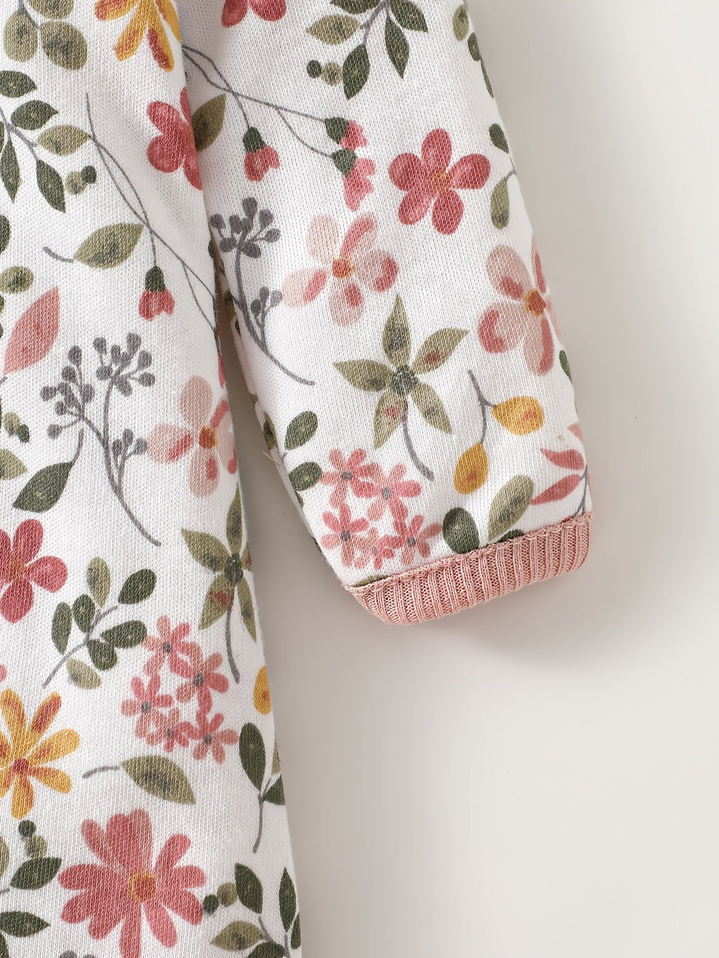 2 bodysuits pieds pour bébé fille, tissu doux — Monptitlou