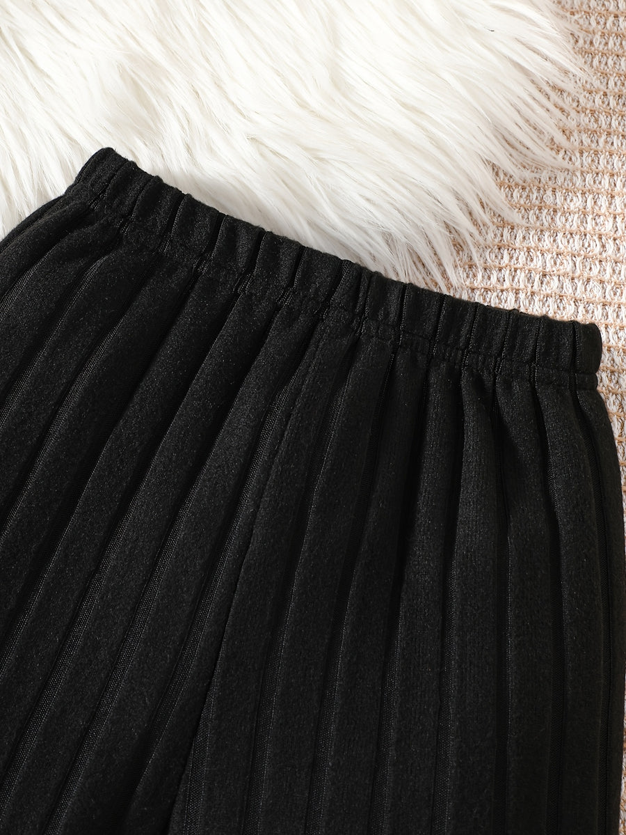 Ensemble 2 pièces pour garçons, tenue décontractée tendance à col rond — Monptitlou