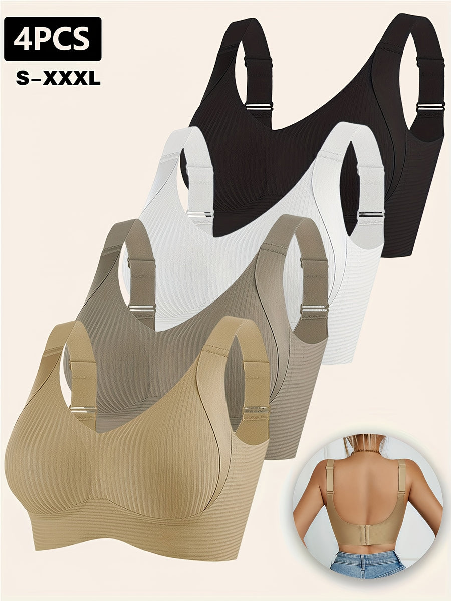 4 soutiens-gorge de maternité sans fil élégants — Monptitlou