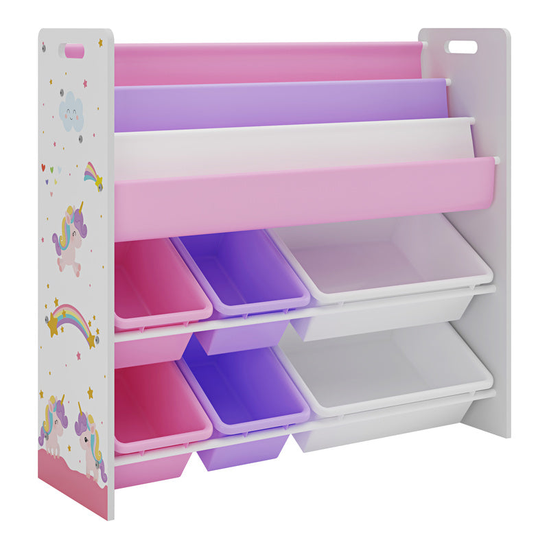Étagère pour enfants 'Rødøy avec 6 boîtes 78 X 86 X 27 Cm — Monptitlou