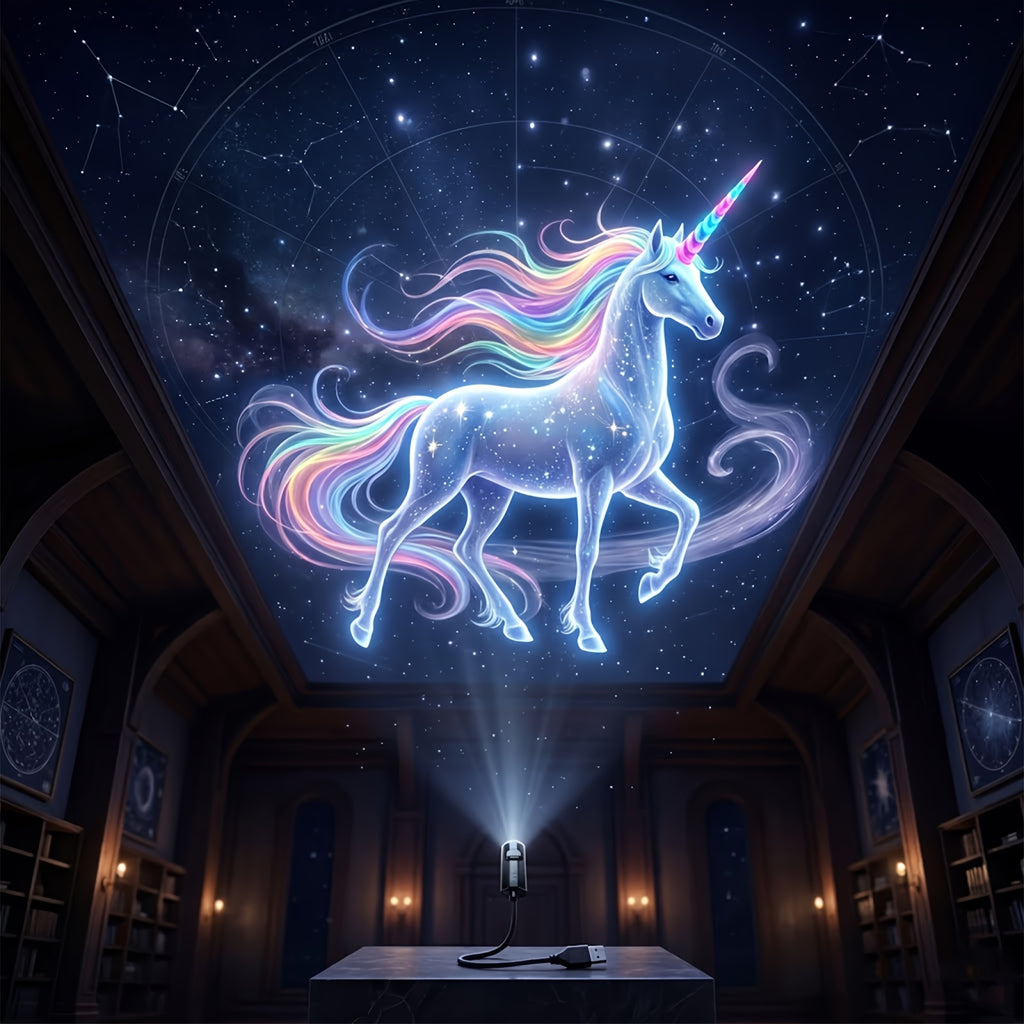 Lampe de projection USB portable créatures fantastiques — Monptitlou