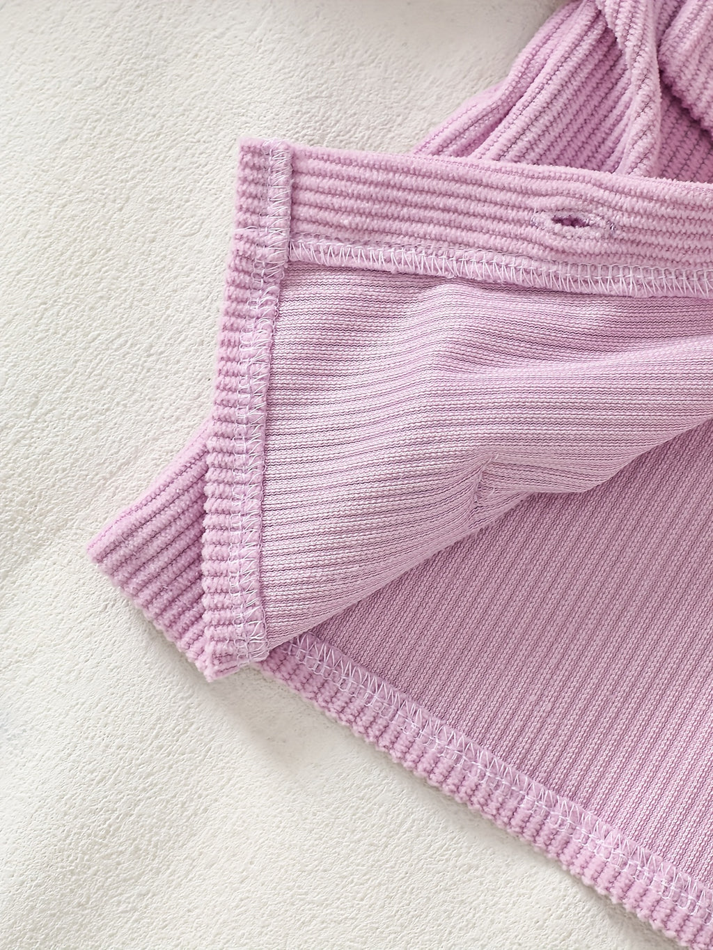 Veste en velours côtelé motif crochet 3D pour bébé fille — Monptitlou