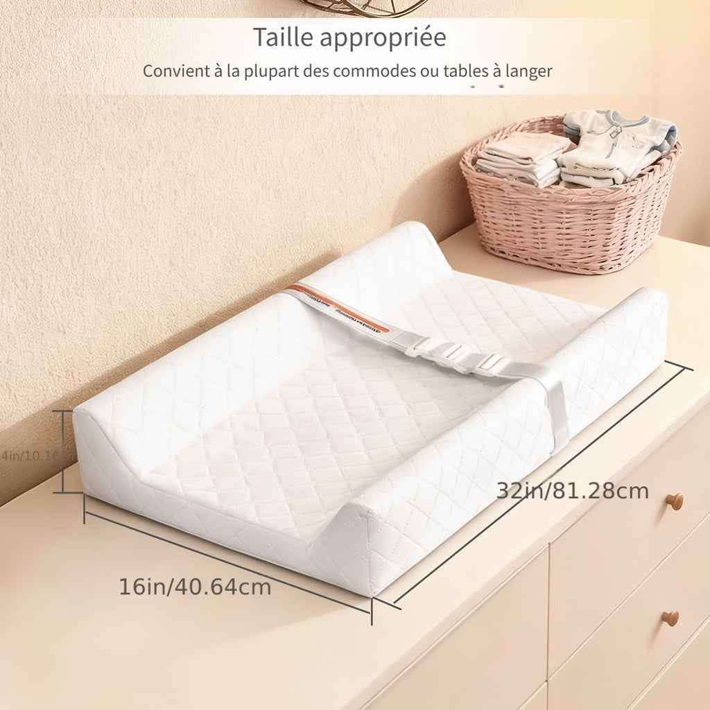 Matelas à langer pour bébé, tapis à langer antidérapant et lavable avec — Monptitlou