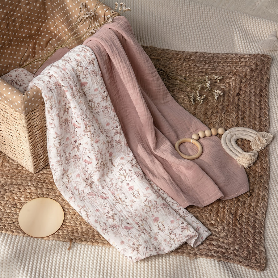 Sleepy Star Mousselines d'emmaillotage pour bébé, lot de 2 — Monptitlou