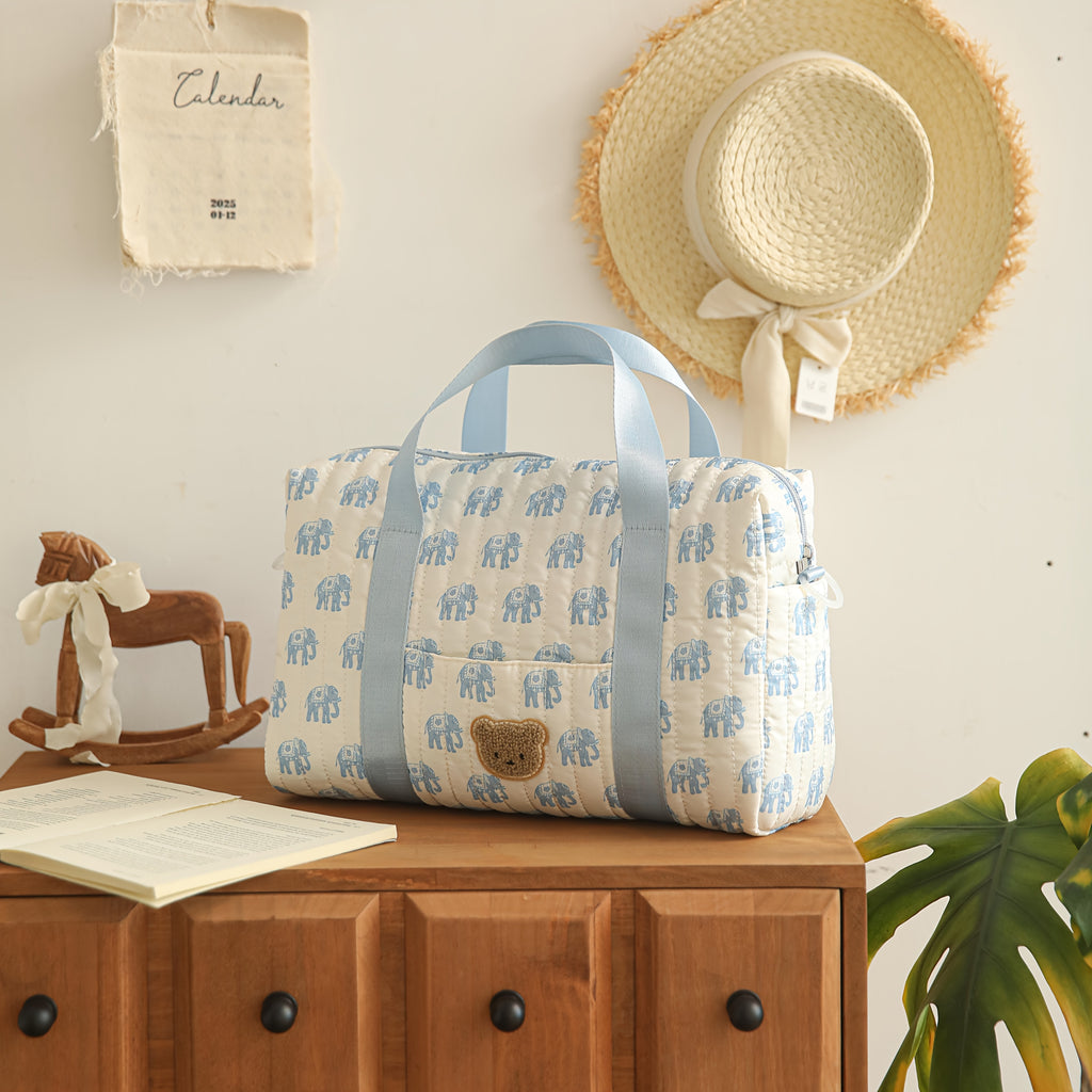 [Sac à langes matelassé] Sac à langes moyen — Monptitlou