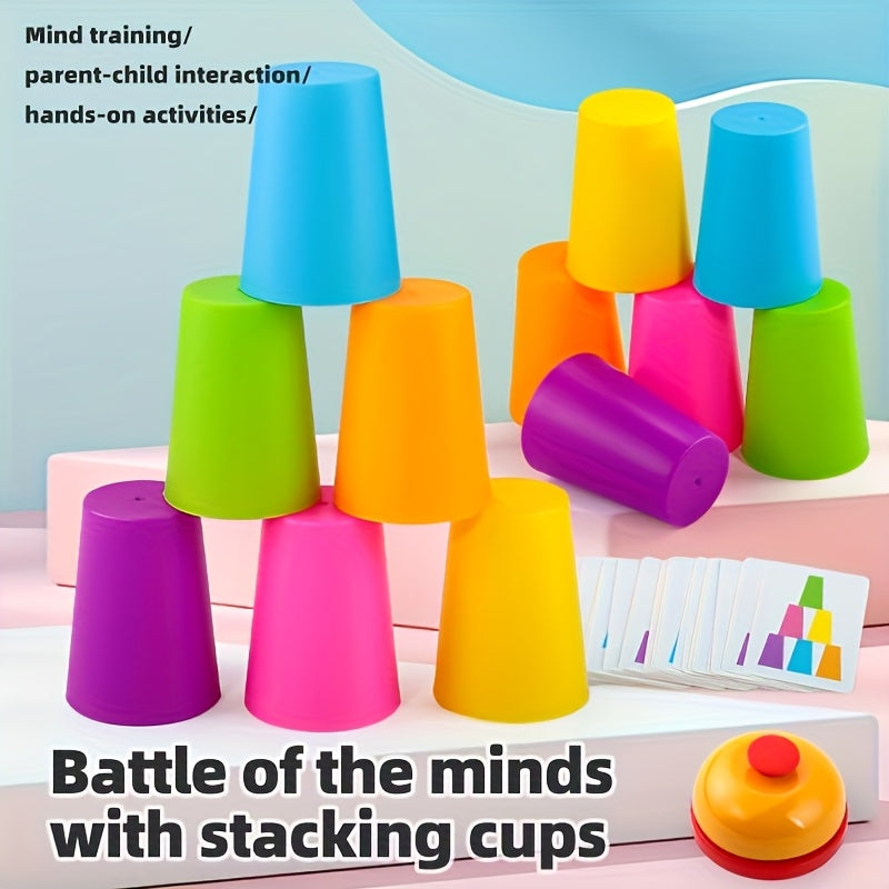Jeu de gobelets à empiler Memory, gobelets à associer et empiler — Monptitlou