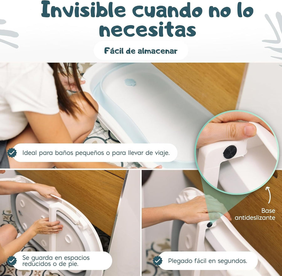 Baignoire pliable pour bébé jusqu'à 24 mois — Monptitlou