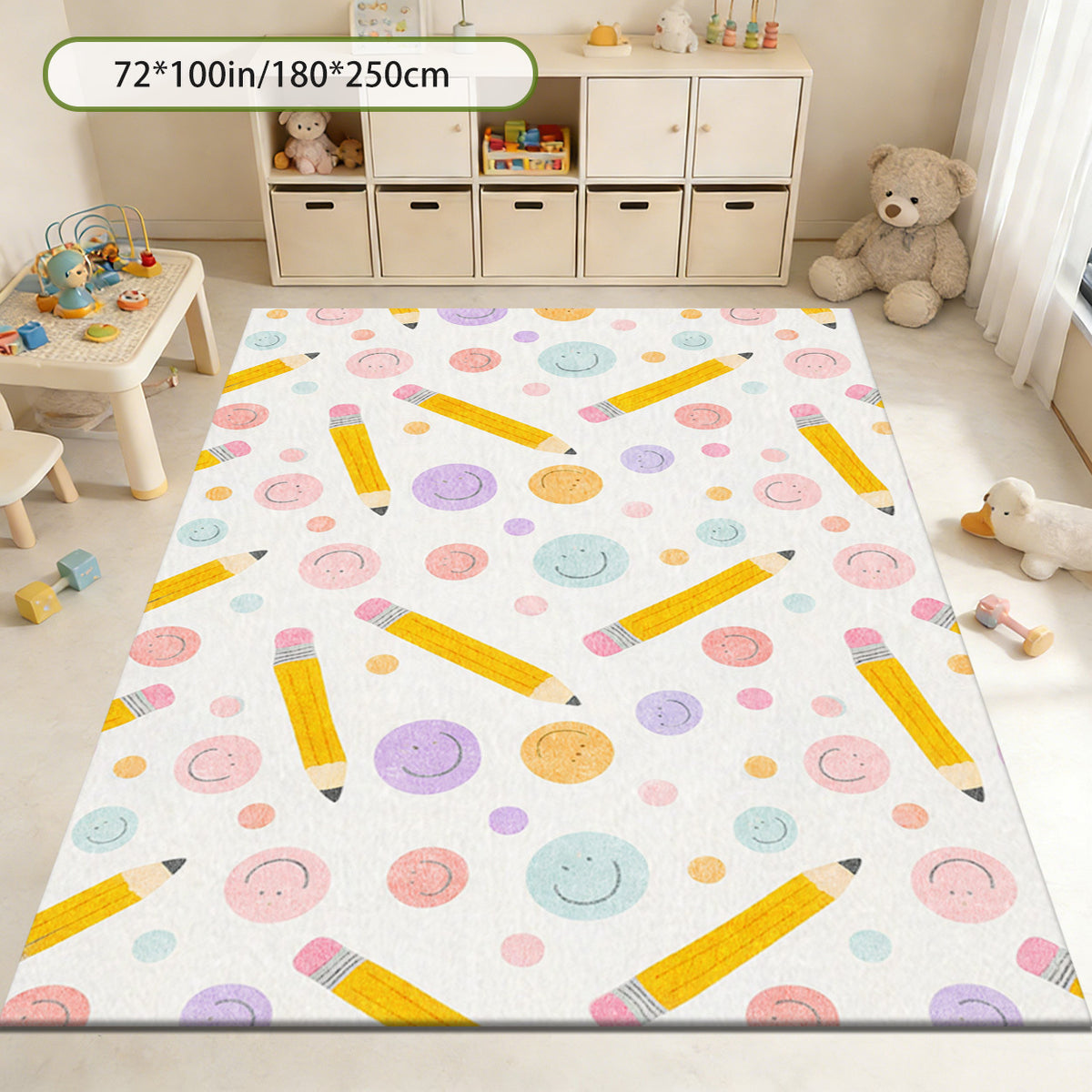 Tapis de décoration de chambre style dessin animé — Monptitlou Image