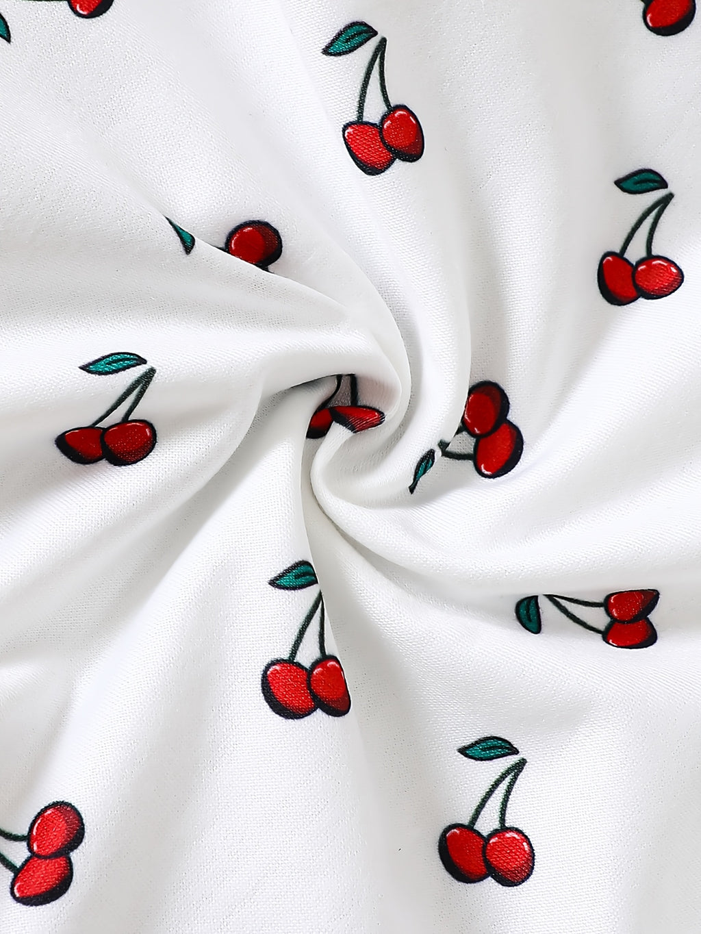 Pull à capuche manches longues imprimé cerises partout pour filles — Monptitlou