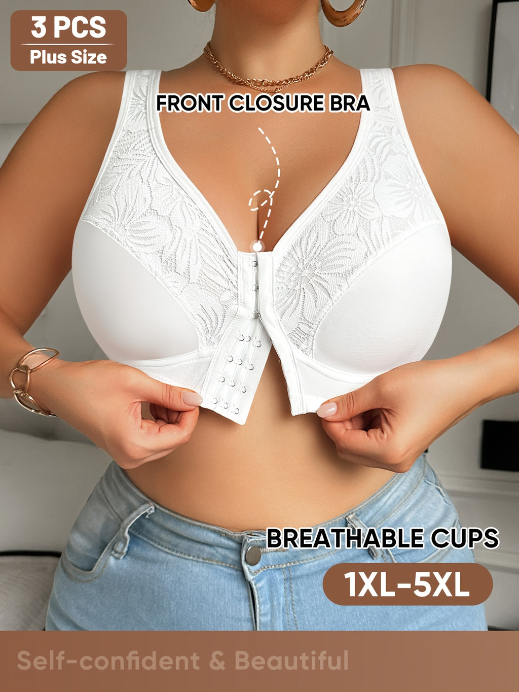De soutien-gorge d’allaitement grande taille MORELECT pour femmes — Monptitlou