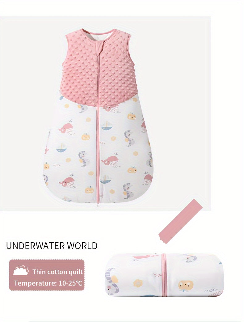 Couverture bébé sans manches 1.5 points pour poussette — Monptitlou