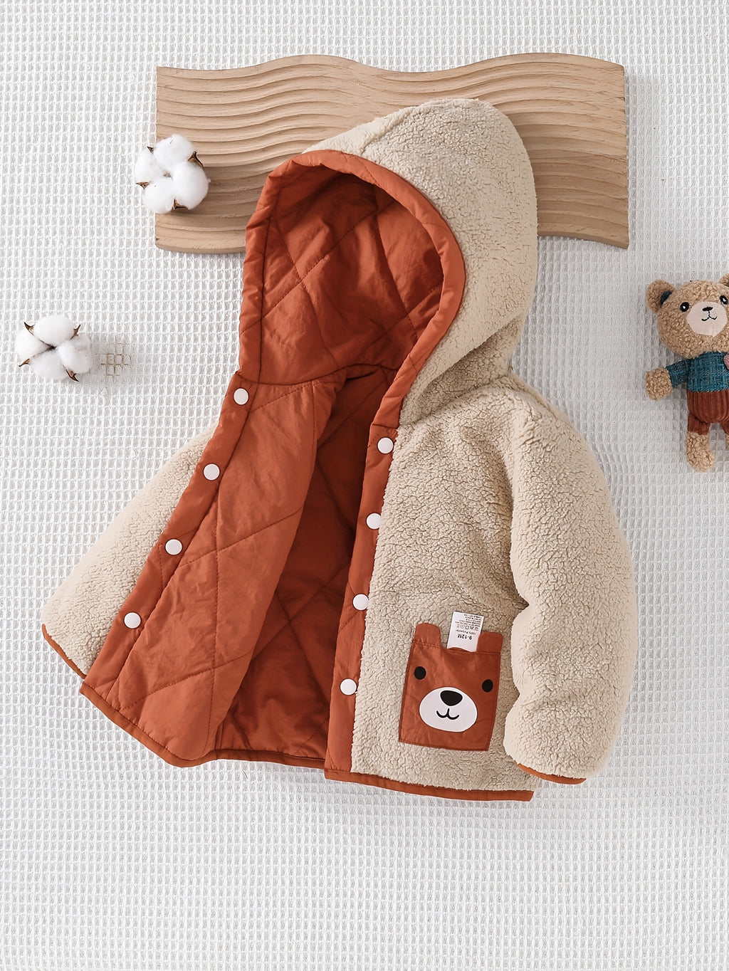 Vêtements pour bébé, Veste chaude à manches longues d'automne pour — Monptitlou