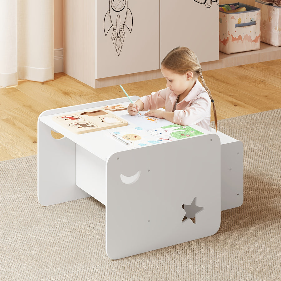 Table avec 2 chaises, set table et chaises, set d’assise — Monptitlou