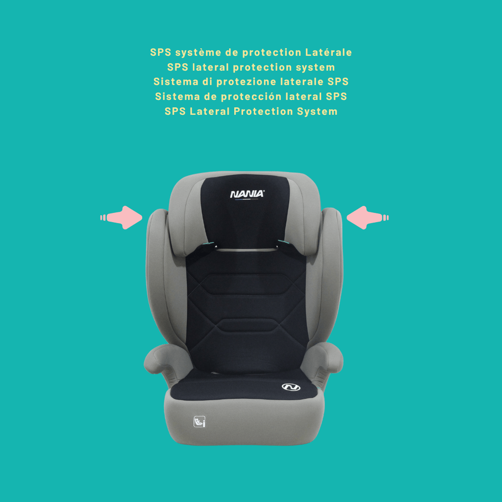 Siège auto enfant Isofix 2 EN 1 I-size 100-150 cm-Groupe 2/3- environ