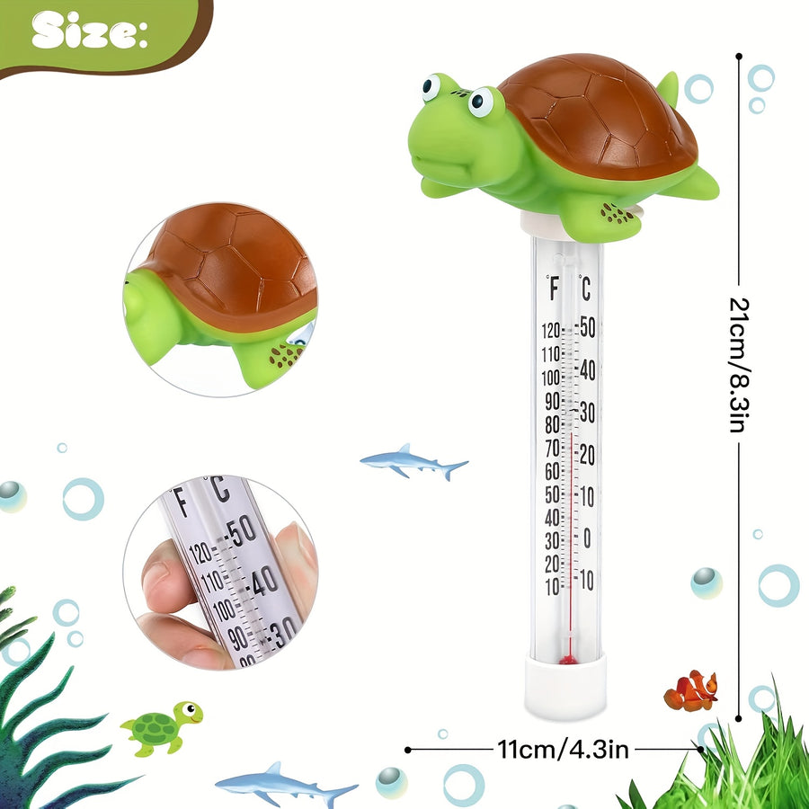 Thermomètre de bain flottant sans pile, modèle tortue — Monptitlou