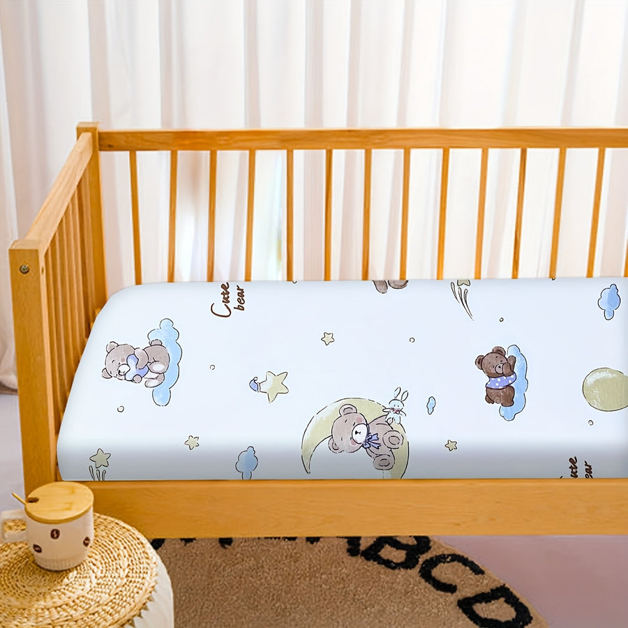 Bébé Pure Respirant Doux Absorption d'Humidité Imprimé Dessin Animé Lit, photo 17
